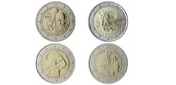SONDERMUNZEN-Set 2014-4(GR-IT-PT-MT)